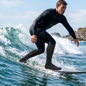 Chaussettes de plongée tricotées antidérapantes à tube haut pour jeunes, pour la plongée en apnée, la natation et la plongée en eau peu profonde, ODM - Product Image 1