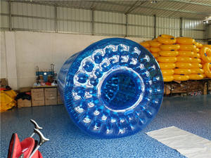 Surface antidérapante en PVC robuste de roue de rouleau d'eau gonflable commerciale pour l'entraînement <span class=keywords><strong>aquatique</strong></span> de gymnastique et les jeux d'eau de parties de <span class=keywords><strong>piscine</strong></span> - Product Image 6