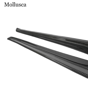 สเกิร์ตข้างคาร์บอนไฟเบอร์ทรง PSM สำหรับรถยนต์ C-Class W205 4 ประตู ปี 2015-2021 - Product Image 5