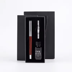 Set de Regalo de Cumpleaños para Caballero 2026: Lujoso Set de Pluma Estilográfica de Madera Natural con Grabado y Tinta de 15ml, Ideal para Hombres y <span class=keywords><strong>Novios</strong></span> - Product Image 3