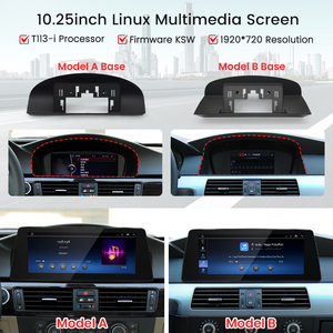 HFmidia 2026 Nouveau système Linux 8.8 10.25 12.8 pouces Écran fin pour BMW Série 3/5 E60 E61 E93 E94 CarPlay sans fil Auto - Product Image 4