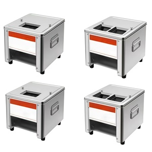 <span class=keywords><strong>Trancheuse</strong></span> à viande en acier inoxydable avec aiguiseur, machine à trancher la viande crue - Product Image 1