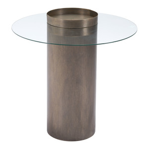 HMS contemporanea oro antico tavolino fatto a mano Design moderno finitura a specchio in legno vetro marmo per la casa scuola mobili