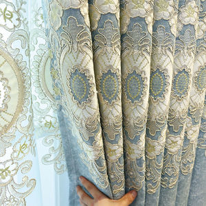 <strong>Thick</strong> Luxury Embroidery <strong>Curtains</strong> for the Living Room Blackout <strong>Curtain</strong> Set <strong>Voile</strong> for Home Window Decor <strong>Curtain</strong> Drapes Fabric - Product Image 6