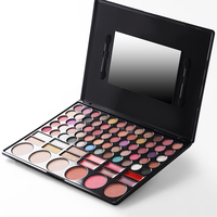 Palette de fards à paupières Menow E477 OEM/ODM, marque de cosmétiques, outils de maquillage avancés, 78 couleurs, longue tenue, imperméable, brillant, haute pigmentation