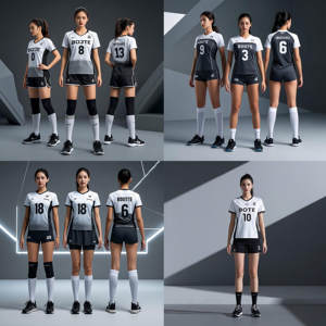 Maglia da pallavolo unisex a maniche corte con stampa professionale a sublimazione, 100% poliestere, colori e loghi personalizzabili - Product Image 2