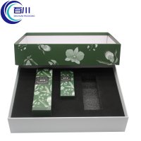 Caja de Regalo de Papel Recubierto Ecológica y Creativa, Caja Rígida con Logotipo Personalizado, Embalaje con EPE para Perfume, Cuidado de la Piel y Productos Cosméticos