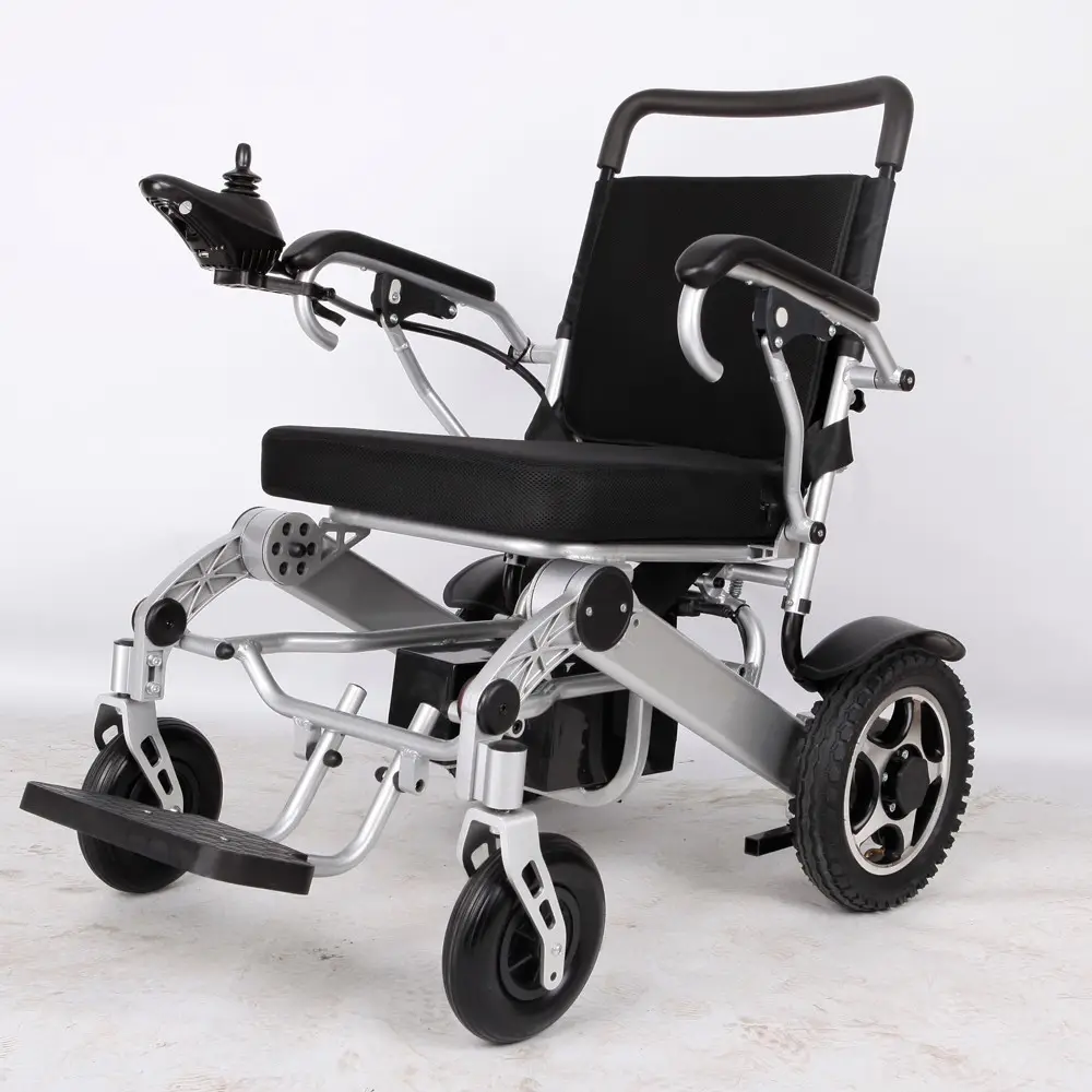 Easy Folding Wheelchair Aluminium Alloy Powerful Motor Adult Electric Wheelchair