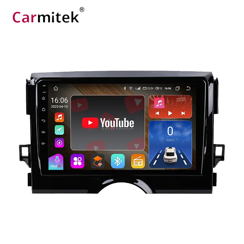 2 Din Android Radio Stereo Multimedia Speler Gps Navigatie Carplay Android Voor Toyota Reiz Mark X 2012 Youtube Wifi 4G Dsp