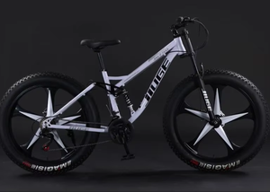 Vélo de montagne à gros pneus pour performance, modèle à pneus larges, pour hommes/femmes, étudiants, vélo de montagne à suspension à vitesse variable, vélo de neige - Product Image 5