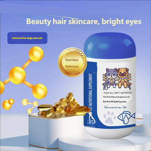 Capsule Morbide di Olio di Pesce <span class=keywords><strong>per</strong></span> Animali Domestici, Integratore Nutrizionale <span class=keywords><strong>per</strong></span> Cani e <span class=keywords><strong>Gatti</strong></span>, Migliora la Salute del Pelo, Mantiene la Salute Cardiovascolare - Product Image 2
