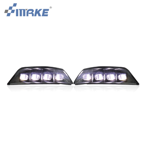 Smrke – couvercle <span class=keywords><strong>de</strong></span> phare antibrouillard avant avec Drl Led pour Ford <span class=keywords><strong>Mustang</strong></span> 2015 <span class=keywords><strong>2016</strong></span> 2017 <span class=keywords><strong>feux</strong></span> <span class=keywords><strong>de</strong></span> <span class=keywords><strong>jour</strong></span> - Product Image 2