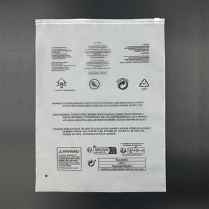 Sac universel en plastique PE givré noir Ziplock pour l'emballage de vêtements Chaussettes transfrontalières respectueuses de l'environnement - Product Image 5