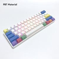 Keyboard Mini Nirkabel Mekanik Gateron Switch RGB Backlit Anti-Ghosting Programmable 61 Tombol untuk PC Gaming Gamer