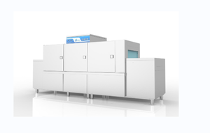 Lave-vaisselle commercial à double cylindre avec système de rinçage intelligent à deux étapes, lave-vaisselle plat à double cylindre - Product Image 3