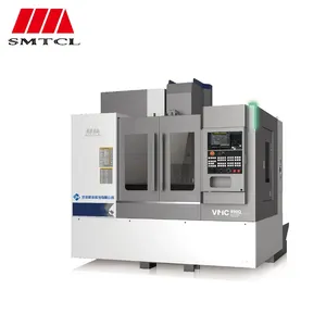 ماكينة طحن CNC ذات 5 محاور من SMTCL، مركز الماكينة العمودية VMC1000Q عالية الدقة لمعالجة سبائك الألومنيوم
