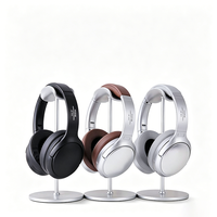 Casque audio circum-auriculaire vintage à double connexion sans fil, ANC, Bluetooth 5.4, compatible carte mémoire TF, longue autonomie, idéal pour le gaming - Meilleures ventes