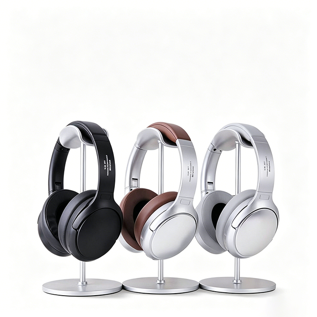 Hot Selling Dual Connection Wireless ANC BT 5.4 Gaming TF Memory Card Supported Long Playback Vintage Over-Ear Headphones