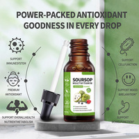 Gouttes de multivitamines au corossol 60 ml soutien liquide santé musculaire et osseuse supplément énergétique de qualité alimentaire paquet OEM