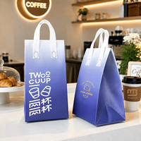 Sac isotherme jetable non tissé pour livraison de repas, sac de refroidissement avec doublure en feuille d'aluminium pour café, gâteaux et plats à emporter