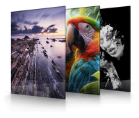 Rectangle personnalisé HD imprimé décor acrylique affiche panneau publicitaire personnalisé