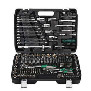 216-Piece Auto Locomotive Maintenance <strong>Ratchet</strong> <strong>Wrench</strong> Socket Hardware Automotive Universal Tool Set - Product Image 1