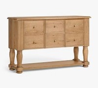 Aparador de Madera Sólida de Diseño Moderno, Venta Directa de Fábrica, Solución de Almacenamiento de Alta Calidad