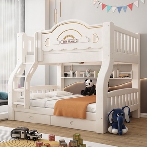 Cama <span class=keywords><strong>litera</strong></span> <span class=keywords><strong>Montessori</strong></span> de madera maciza natural de fábrica, estructura de cama doble para dormitorio, apartamento, casa de campo - Cama <span class=keywords><strong>infantil</strong></span> - Product Image 6