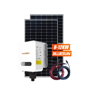 蓝太阳高效20kw 15kw 10kw太阳能发电系统15kw系统太阳能并网30kw 10kw太阳能系统