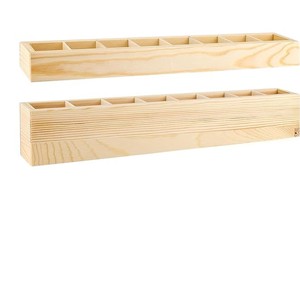 Soporte de Pared de Madera para Almacenamiento de Utensilios de Cocina, Porta Cuchillos, Tenedores y Palillos, Acabado Lacado, Forma Rectangular, Sin Perforaciones - Product Image 5