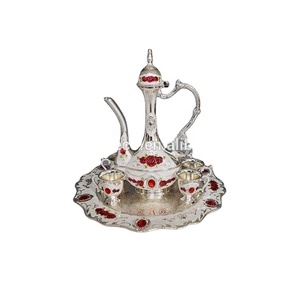 Arabico indiano musulmano regalo <span class=keywords><strong>antico</strong></span> colorato Dallah tè tazza di caffè Zemzem Set - Product Image 1