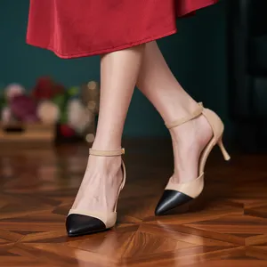 2024 nuevos zapatos de tacón para mujer, zapatos transparentes con punta cuadrada, zapatos de tacón alto sexis a la moda para mujer