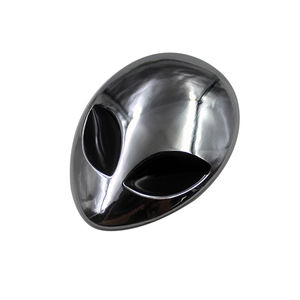 Emblema Metálico 3D de Alienware con Forma de Cabeza de Extraterrestre y OVNI para Motocicleta, Calcomanía para Automóvil, Venta Caliente en <span class=keywords><strong>Amazon</strong></span> y Ebay - Product Image 1
