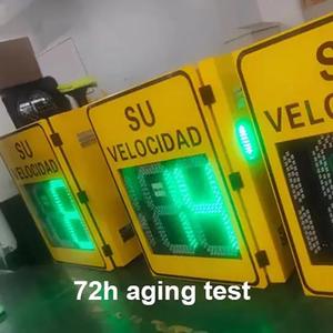 Fábrica personalizada de alta calidad <span class=keywords><strong>Solar</strong></span> <span class=keywords><strong>Led</strong></span> señales de tráfico pantalla de velocidad Radar señal de tráfico señal de velocidad lenta para seguridad vial - Product Image 4