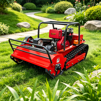 Tondeuse à gazon RC diesel sur chenilles pour terrains complexes et en pente