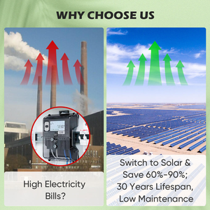 Growatt trên hệ thống năng lượng mặt trời lưới 50kw 80kw 100kw 250Kw hệ thống năng lượng mặt trời biến tần cho công nghiệp - Product Image 2