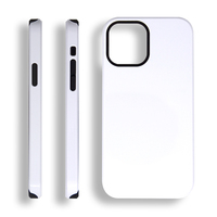 Étui de téléphone Prosub 3D Sublimation 2-en-1 étanche et antichoc en TPU+PU avec logo personnalisé pour 12/13/14 Pro Max