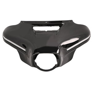 Carénage de phare avant de remplacement OEM pour <span class=keywords><strong>moto</strong></span>, en ABS, pour Street Glide 14-23 <span class=keywords><strong>2023</strong></span>, style CVO, noir - Product Image 3