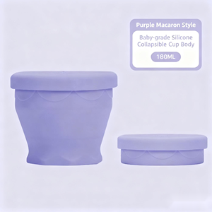 แก้วซิลิโคนพับได้ พกพาสะดวก ใช้ซ้ำได้ สำหรับเดินทางและเล่นกีฬา - Product Image 1