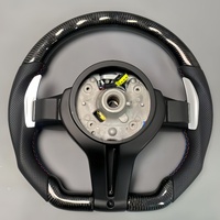 Setir Kemudi Kulit Carbon Firer untuk BMW F10 F15 F21 F20 F25 F30 F32 F34 F36 M3 M5 X4 X6 E71 E87 E90 E92