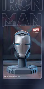 โมเดลหัวไอรอนแมน รุ่น MK3 ของแท้จากมาร์เวล แบบกล่องสุ่ม ประกอบเอง ของเล่นแอคชั่นฟิกเกอร์กึ่งสำเร็จรูป สำหรับตกแต่ง - Product Image 6