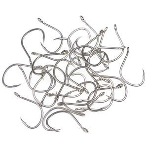 1 #   1/0 2/0 3/0 4/0 5/0 Zoutwater Slow Assist Jigging Haak Tin Gecoat Corrosiebestendig Jig Lokhaak Levend Aas Visshaak - Product Image 6