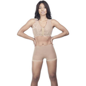 Haut sans manches Shaper pour femmes post-chirurgie soutien-gorge push up manches <span class=keywords><strong>de</strong></span> <span class=keywords><strong>compression</strong></span> amincissant bras fermeture avant sans couture Shapewear - Product Image 4