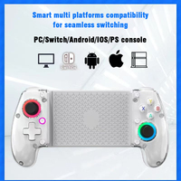 Controlador de Juegos Inalámbrico Telescópico para Teléfono Móvil, Compatible con PC, Android, iOS, Consola PS, Switch, Joystick Extensible