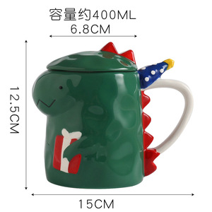 Statue de Père Noël en relief peinte à la main, <span class=keywords><strong>tasse</strong></span> en céramique 3D de Noël - Product Image 5