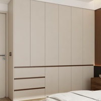 Armoire en OSB de qualité ENF 18 mm, armoire de rangement personnalisée pour chambre à coucher, mobilier complet pour appartement, villa, projets, fabricant chinois