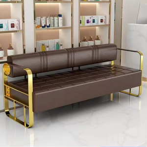 Barbershop Beauty Salon Waiting <b>Bench</b> Chair Lounge Area Clothing Store Office Reception Adjustable Durable Salon Furniture - Product Image 3