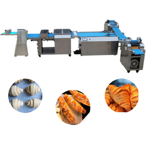 Ligne de production de croissants surgelés à haute capacité Machine de fabrication de croissants Machine automatique de fabrication de croissants au <span class=keywords><strong>beurre</strong></span> - Product Image 1
