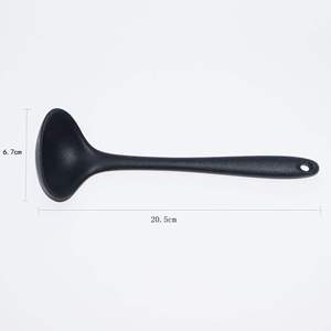Cuillères à soupe en silicone sans BPA, antiadhésives, sans couture, en caoutchouc, profondes, non toxiques, pour la cuisine - Product Image 2