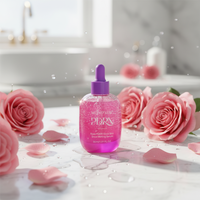 Sérum Visage Éclaircissant Coréen OEM à la Rose, ADN et Niacinamide, Hydratant Éclatant à la Centella, Booster de Peau Rose Lumineuse